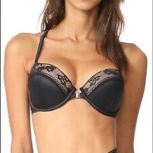 Calvin Klein Black Lace Racerback Bra